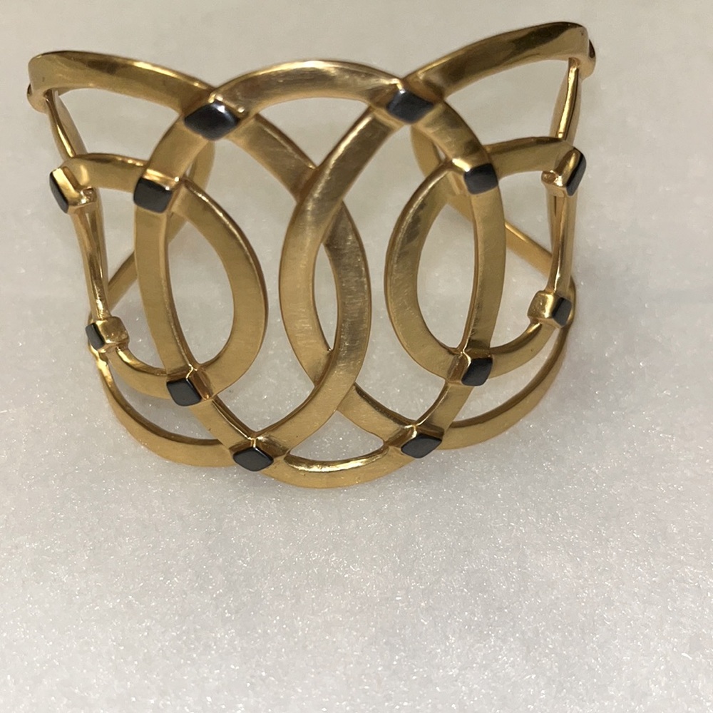 Julie Vos Gold and Black Bracelet